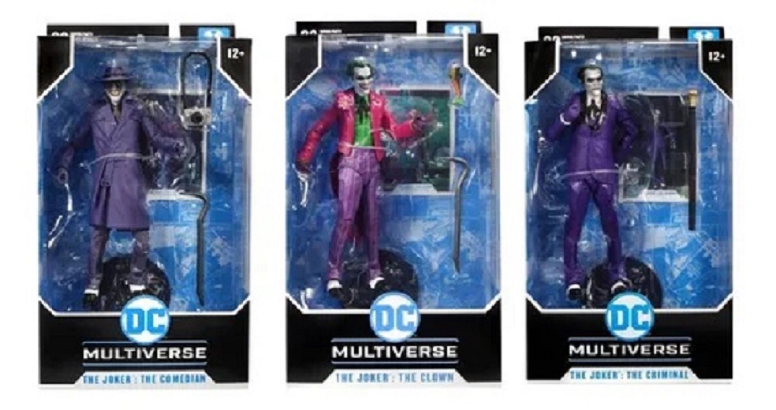 DC MULTIVERS THE THREE JOKERS- Colección de 6 Pzs.