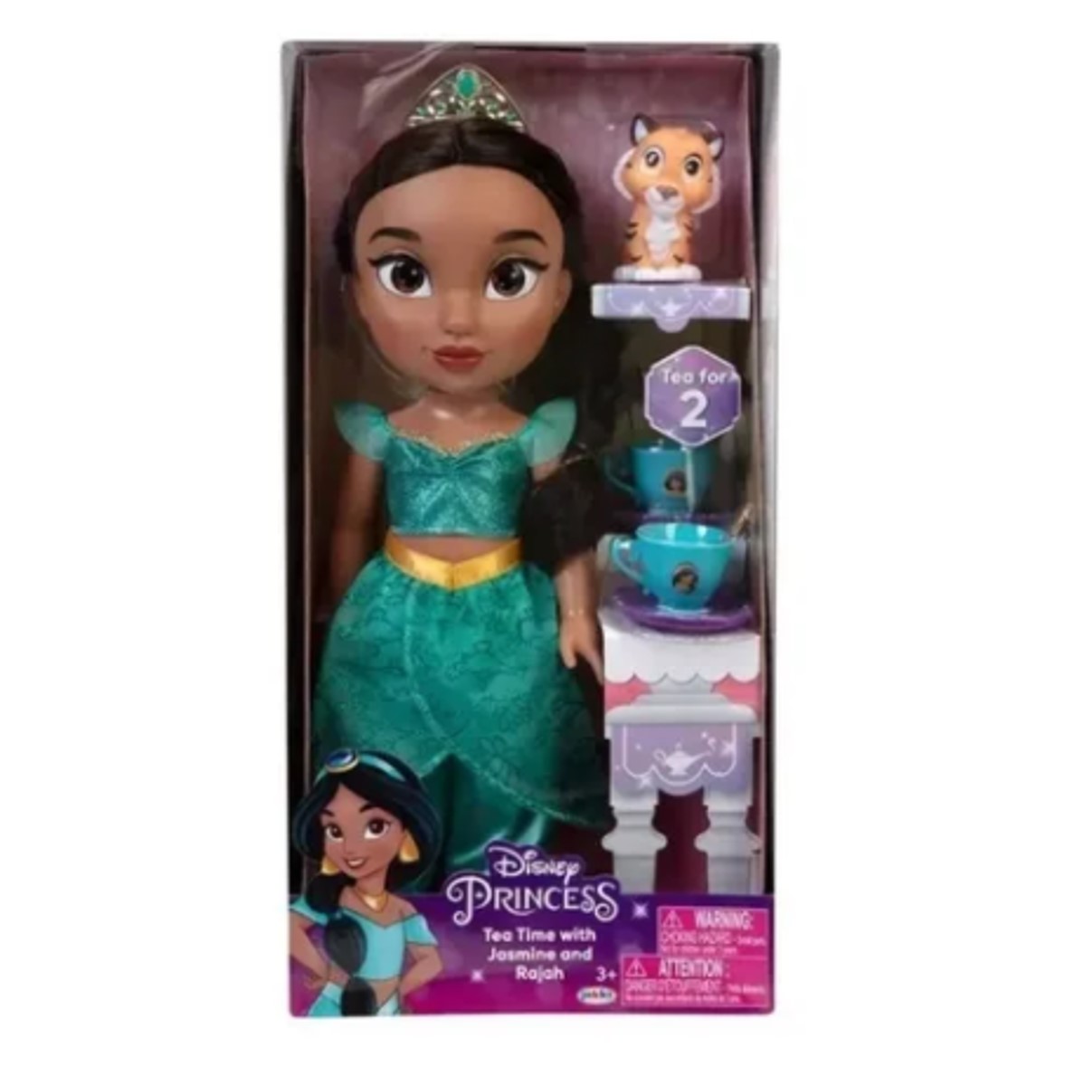 Princesa Disney Jazmín Muñeca de Té con amigo