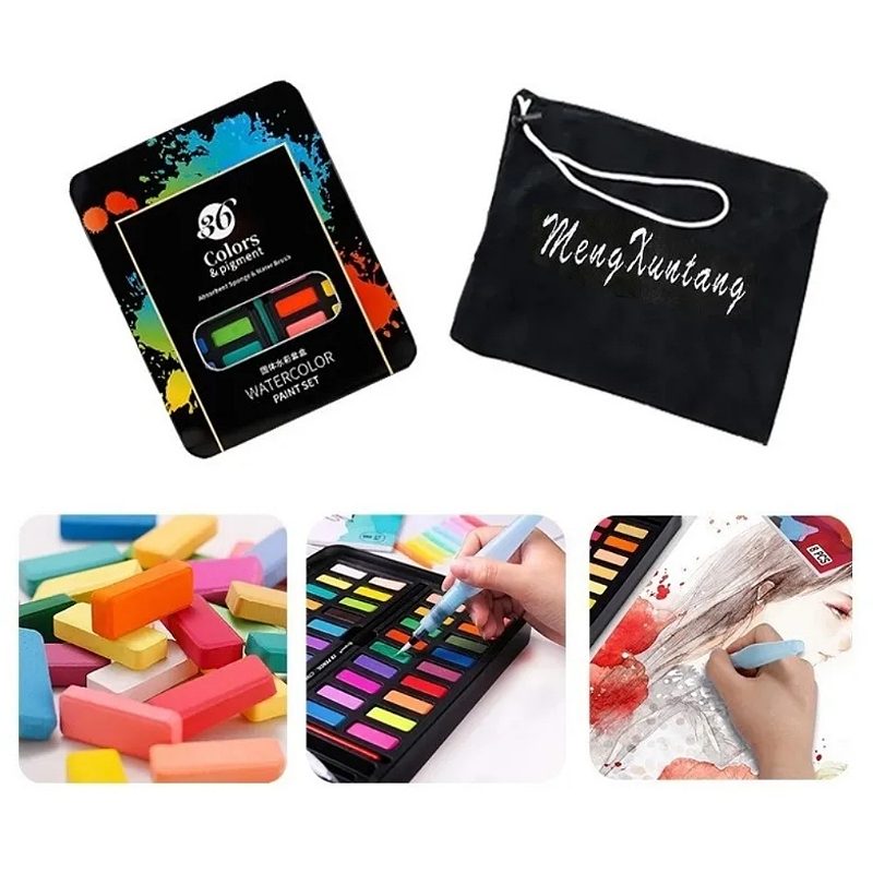Acuarelas Profesionales 36 Colores Con Estuche