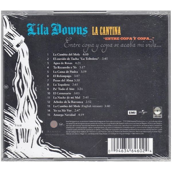 CD Lila Downs ~ La cantina: entre copa y copa...
