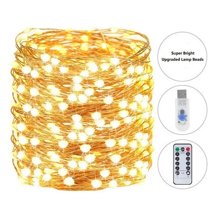 Serie Luces Led  Decorativas 20 Metros 200 Led