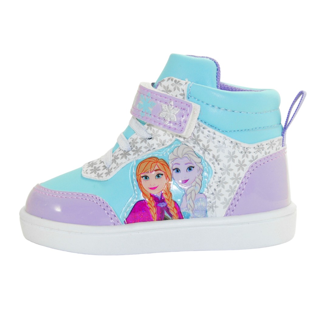 Tenis Bota Frozen Elsa Niña Disney Dana 14-19 Lila/menta