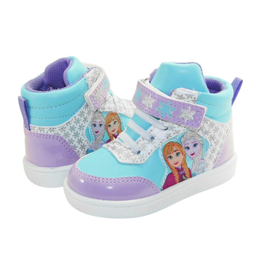 Tenis Bota Frozen Elsa Niña Disney Dana 14-19 Lila/menta