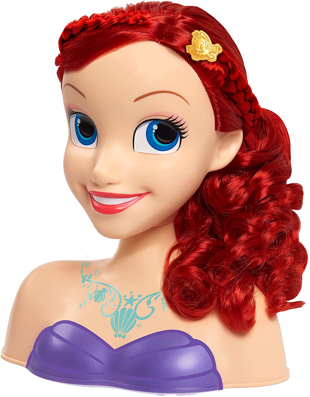 Princesa Ariel Cabeza Para Peinar 10 Accesorios Disney
