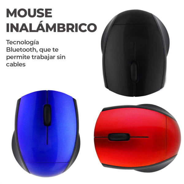 Mini Mouse Inalámbrico Óptico Para Laptop colores para elegir rojo, azul, negro