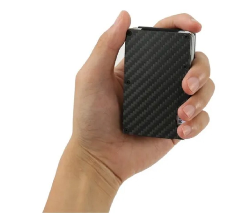 Cartera Hombre Tarjetero Billetera Fibra De Carbono