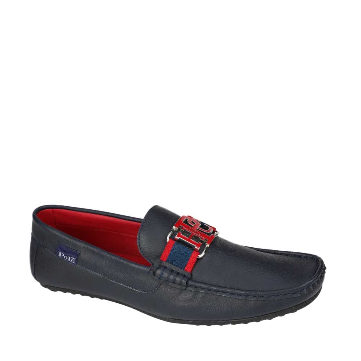 Calzado casual choclo HPC Polo 6711 para hombre, azul marino, mod. 1003141