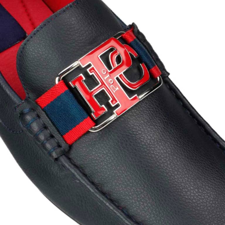 Calzado casual choclo HPC Polo 6711 para hombre, azul marino, mod. 1003141