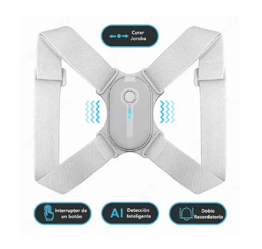 Corrector De Postura Con Recordatorio De Sensor Inteligente