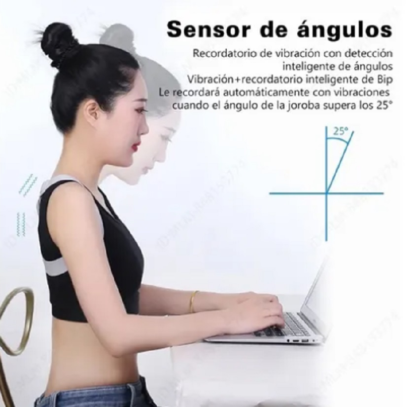 Corrector De Postura Con Recordatorio De Sensor Inteligente