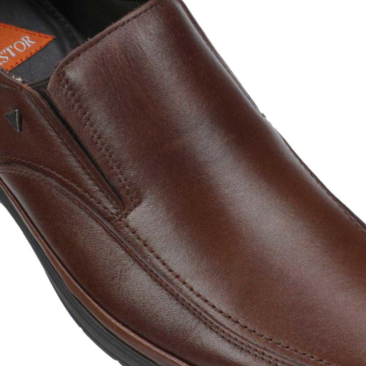 Par de zapatos marca Calzado Pazstor confort, para pie diabético, color café, mod. 1003148
