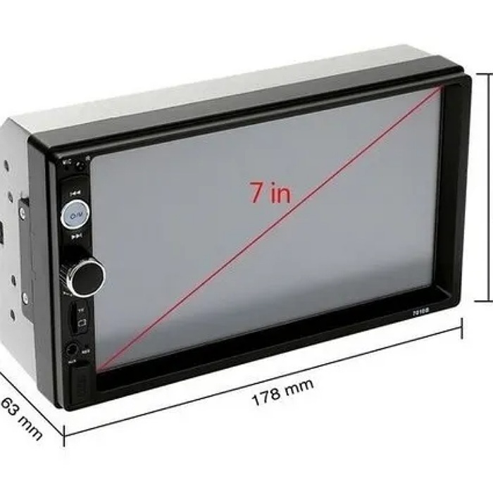 Estéreo Mirrorlink Pantalla Táctil 7 Pulgadas Hd Bluetooth