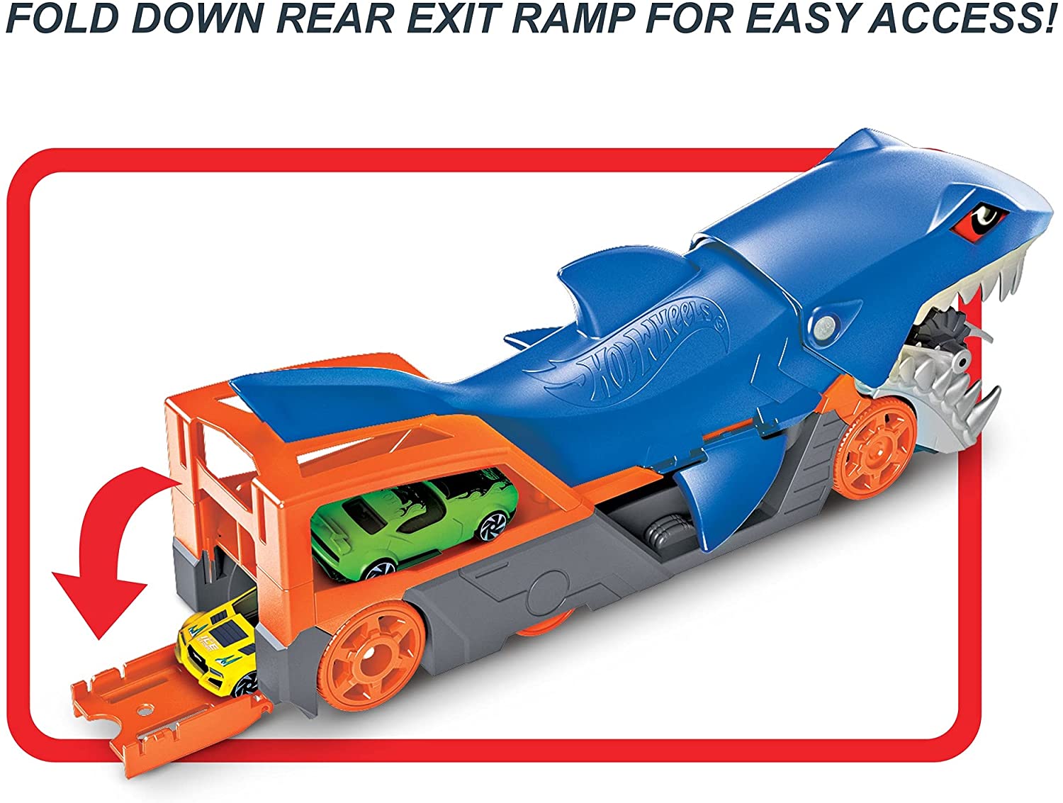 Hot Wheels City Remolque Tiburon de Vehiculos