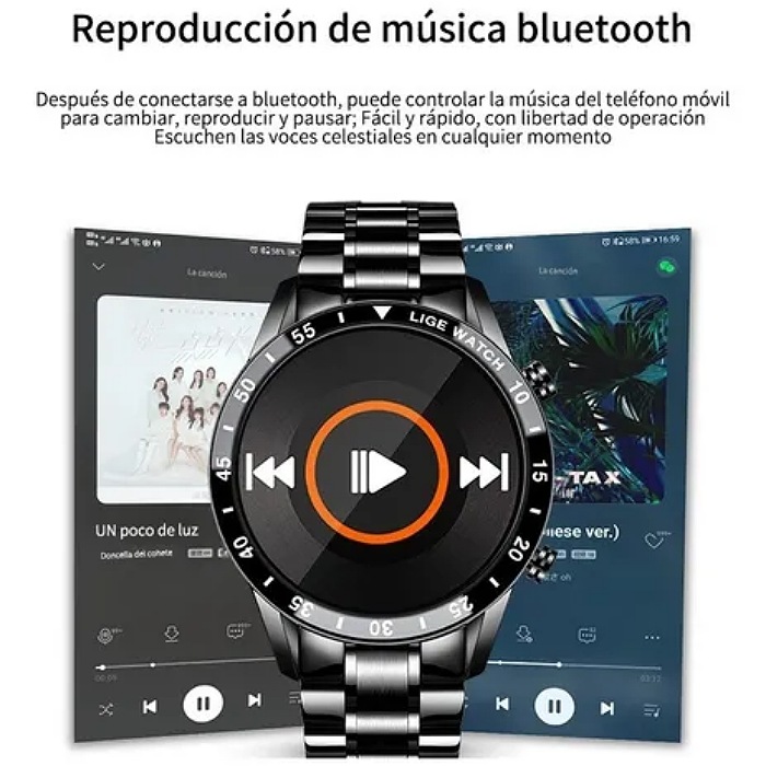 Lige Reloj Inteligente Para Hombre bluetooth Impermeable