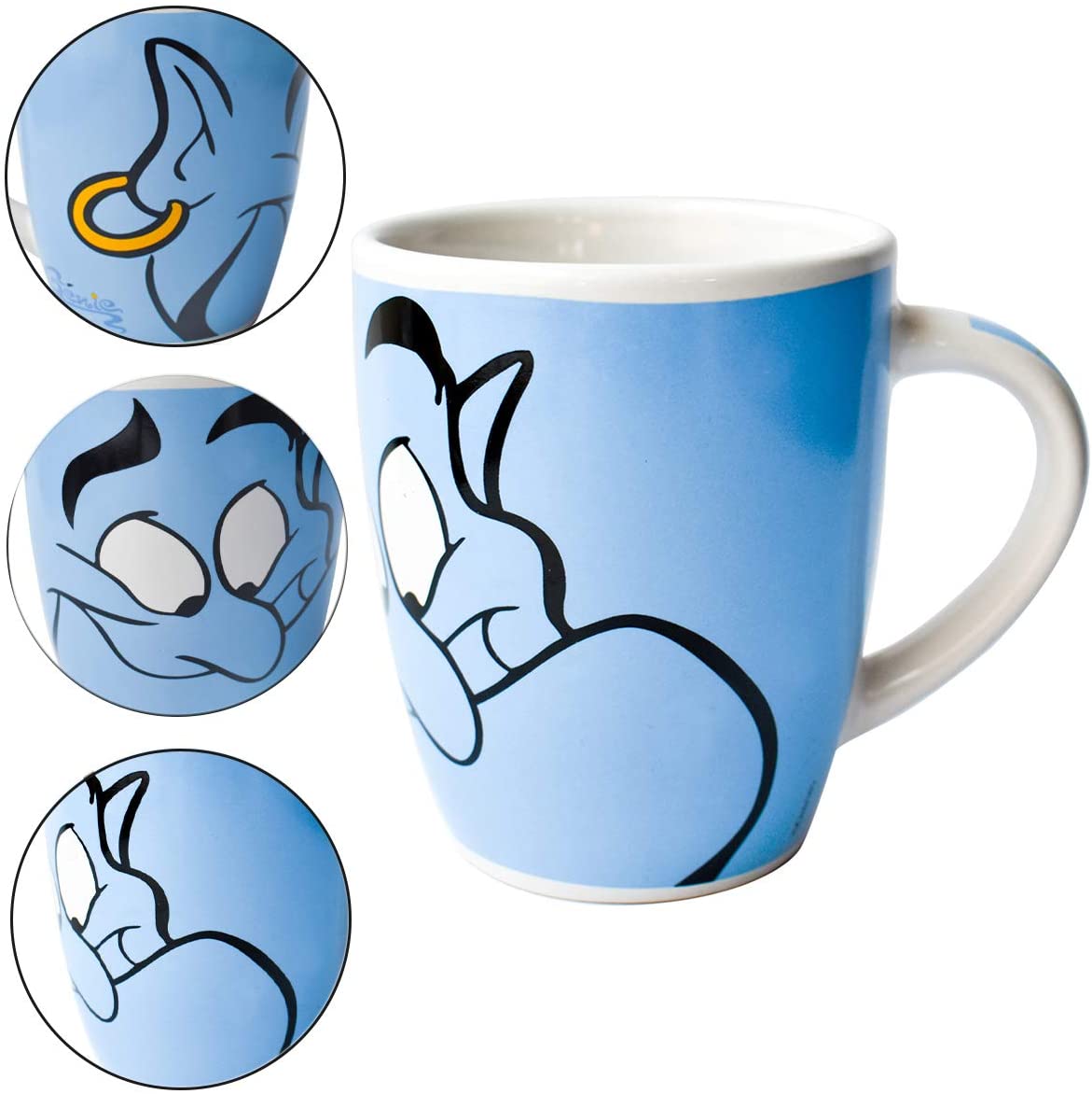 Genio Taza Aladdin Tarro para Cafe Ceramica 340 ml