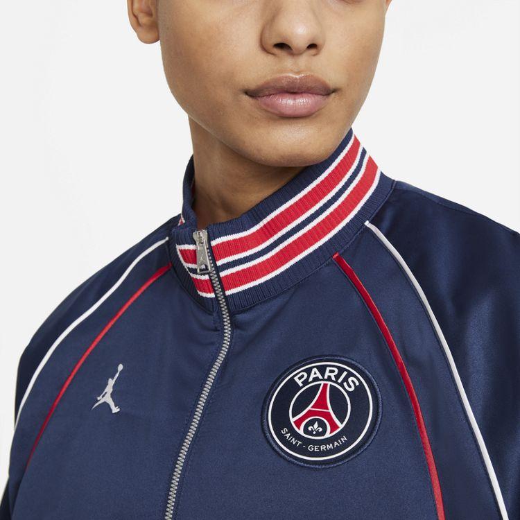 CHAMARRA JORDAN PARIS SAINT GERMAIN PARA MUJER AZUL CON ROJO (DC0449-410)