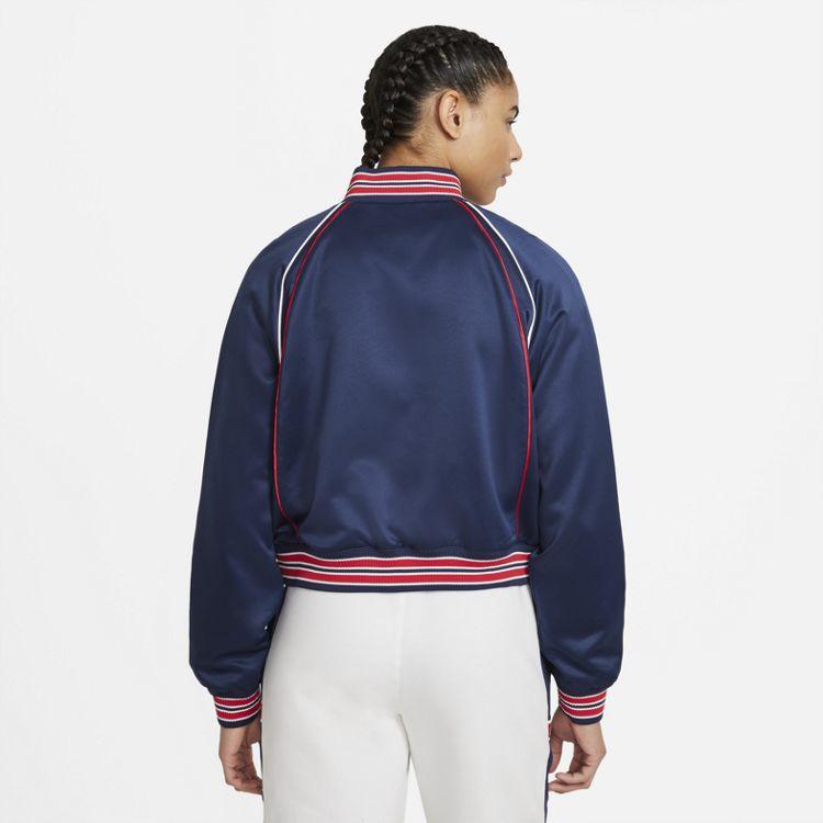 CHAMARRA JORDAN PARIS SAINT GERMAIN PARA MUJER AZUL CON ROJO (DC0449-410)