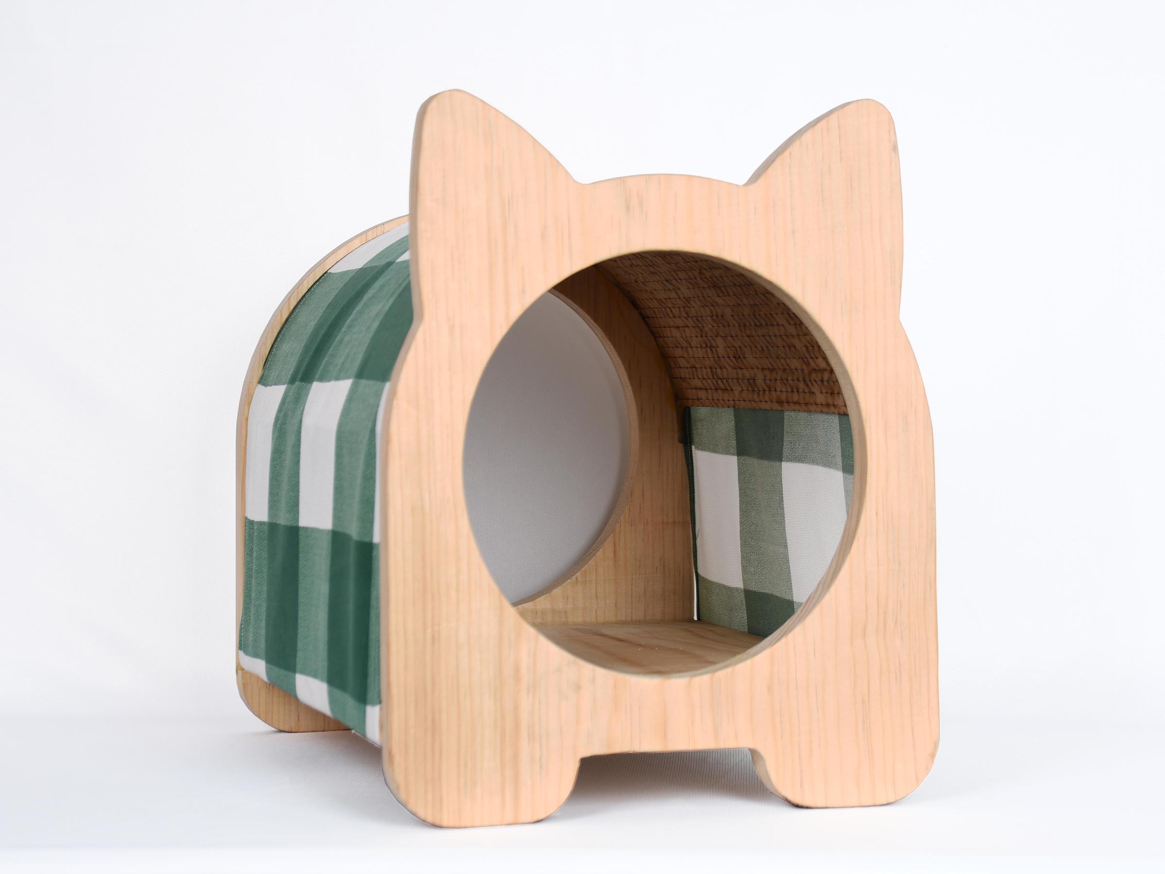 Casa para gato madera