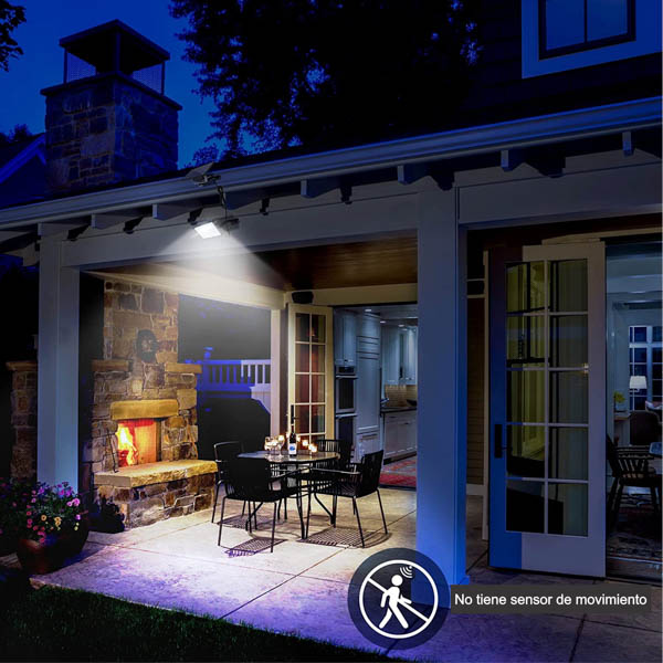 LAMPARA SOLAR 48 LEDS CON CABLE DE 3 METROS PANEL EXTERNO