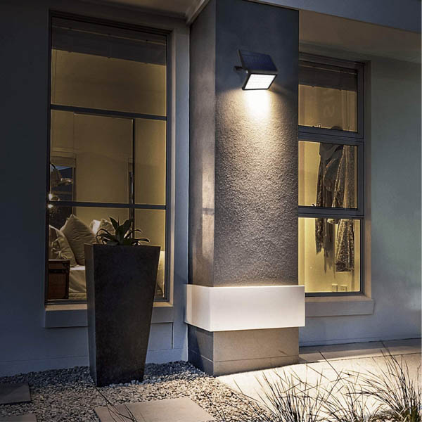 LAMPARA SOLAR 48 LEDS CON CABLE DE 3 METROS PANEL EXTERNO