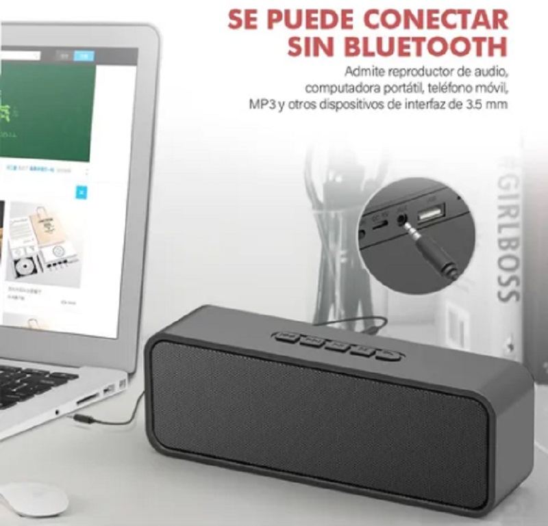 Bocina Bluetooth 5.0 Portátil Altavoces Portátiles Duales