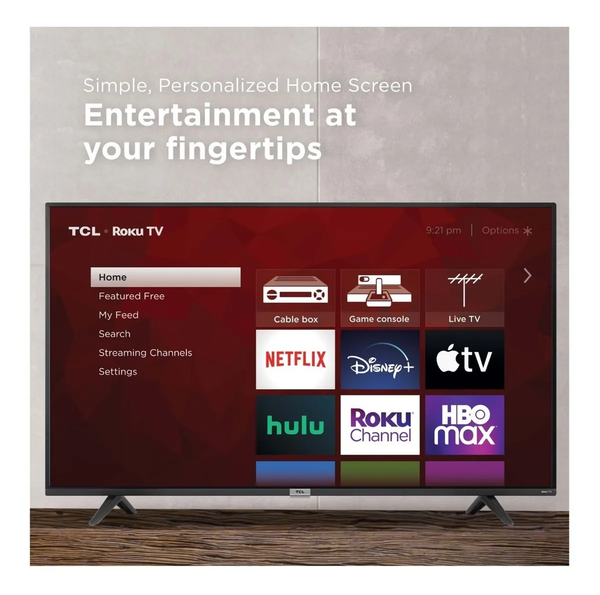 SMART TV TCL 50 " CON ROKU TV, CLASS 4-SERIES 4K UHD HDR!