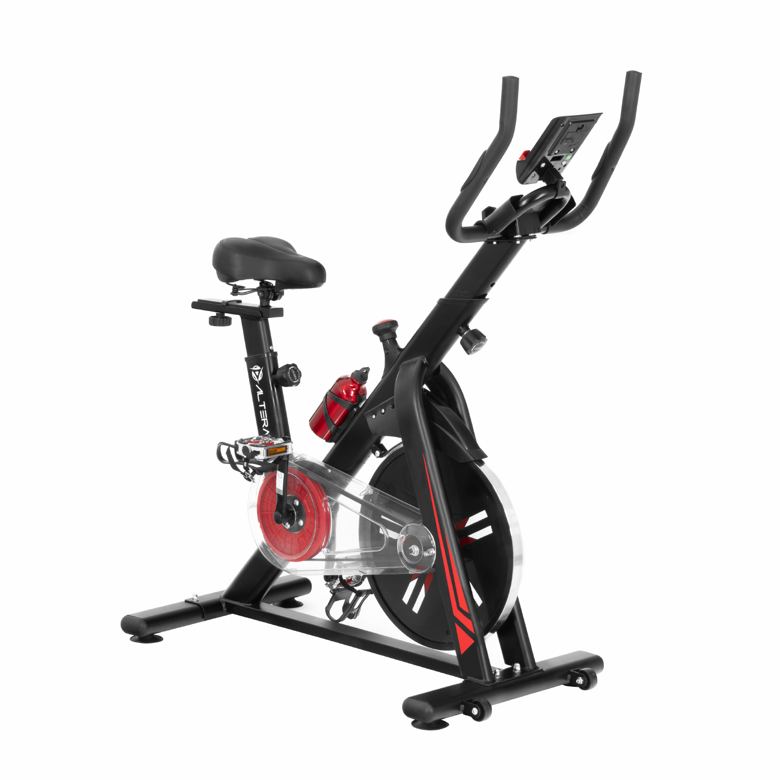 Bicicleta Fija Altera Spinning Magnetica Con Pedal SPD Fitness Inercia 6kg