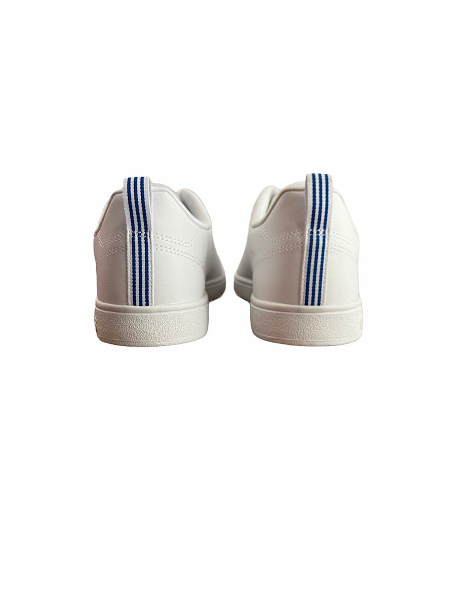 TENIS ADIDAS VS ADVANTAGE blancos con franjas negras