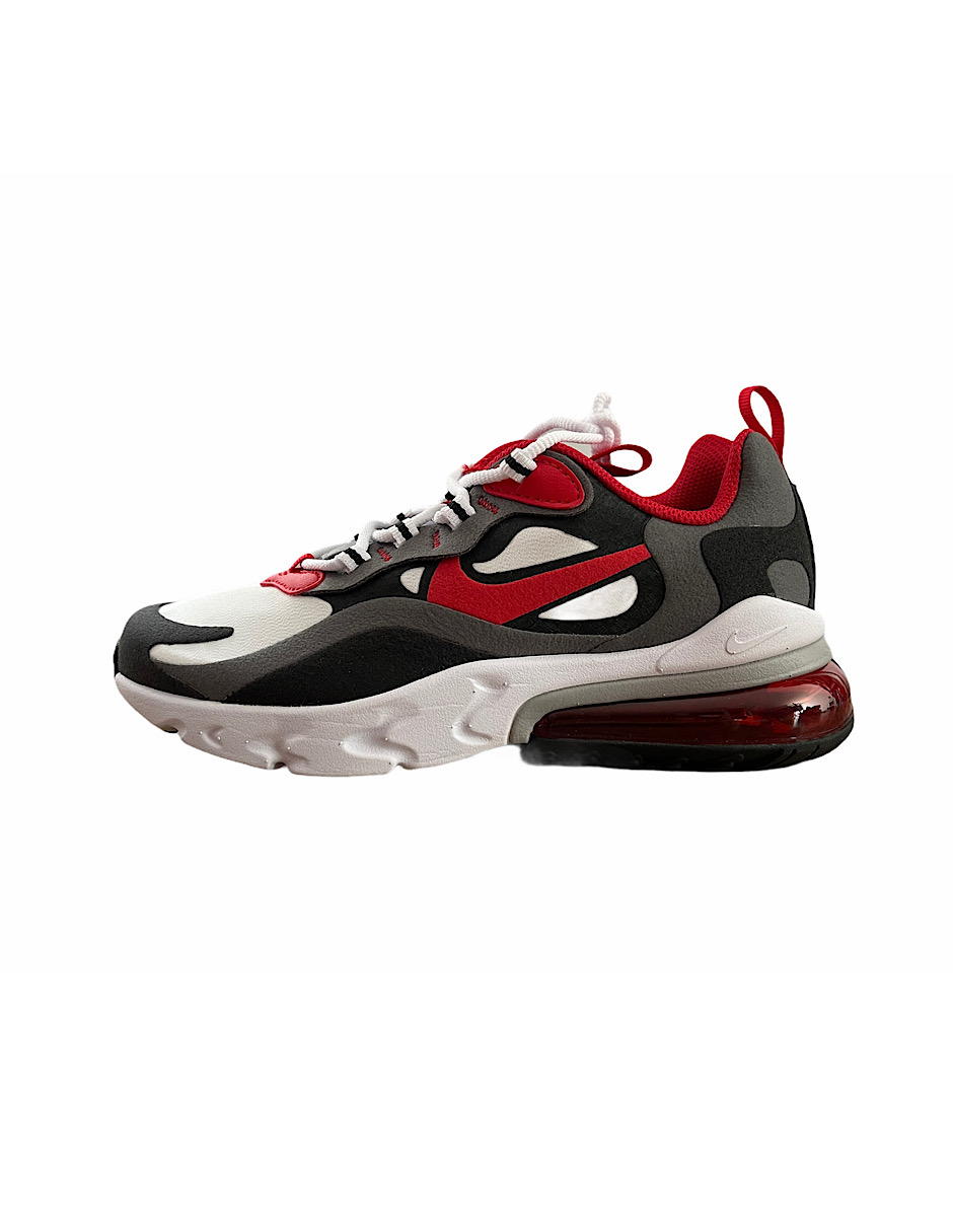 TENIS NIKE AIR MAX 270 REACT negro con rojo