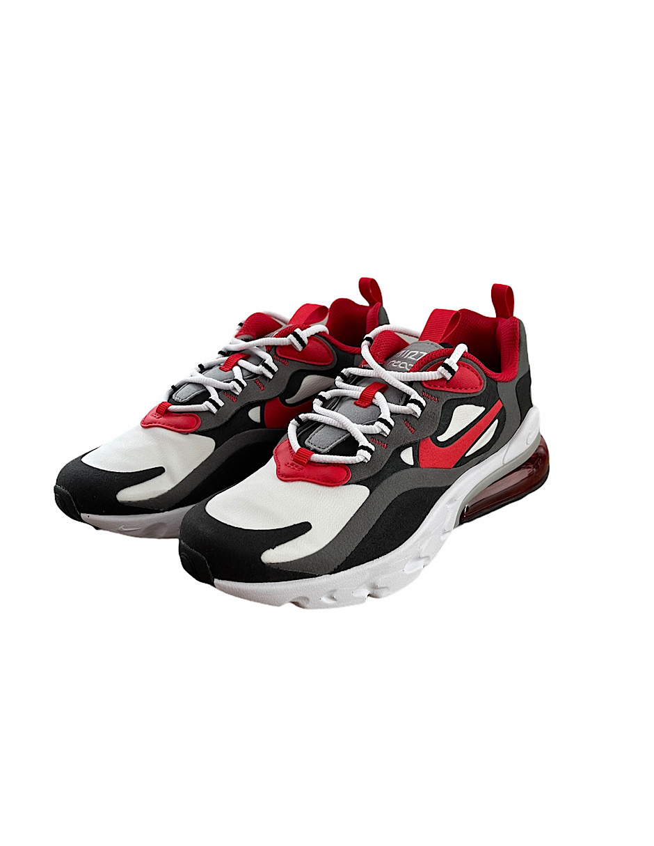 TENIS NIKE AIR MAX 270 REACT negro con rojo
