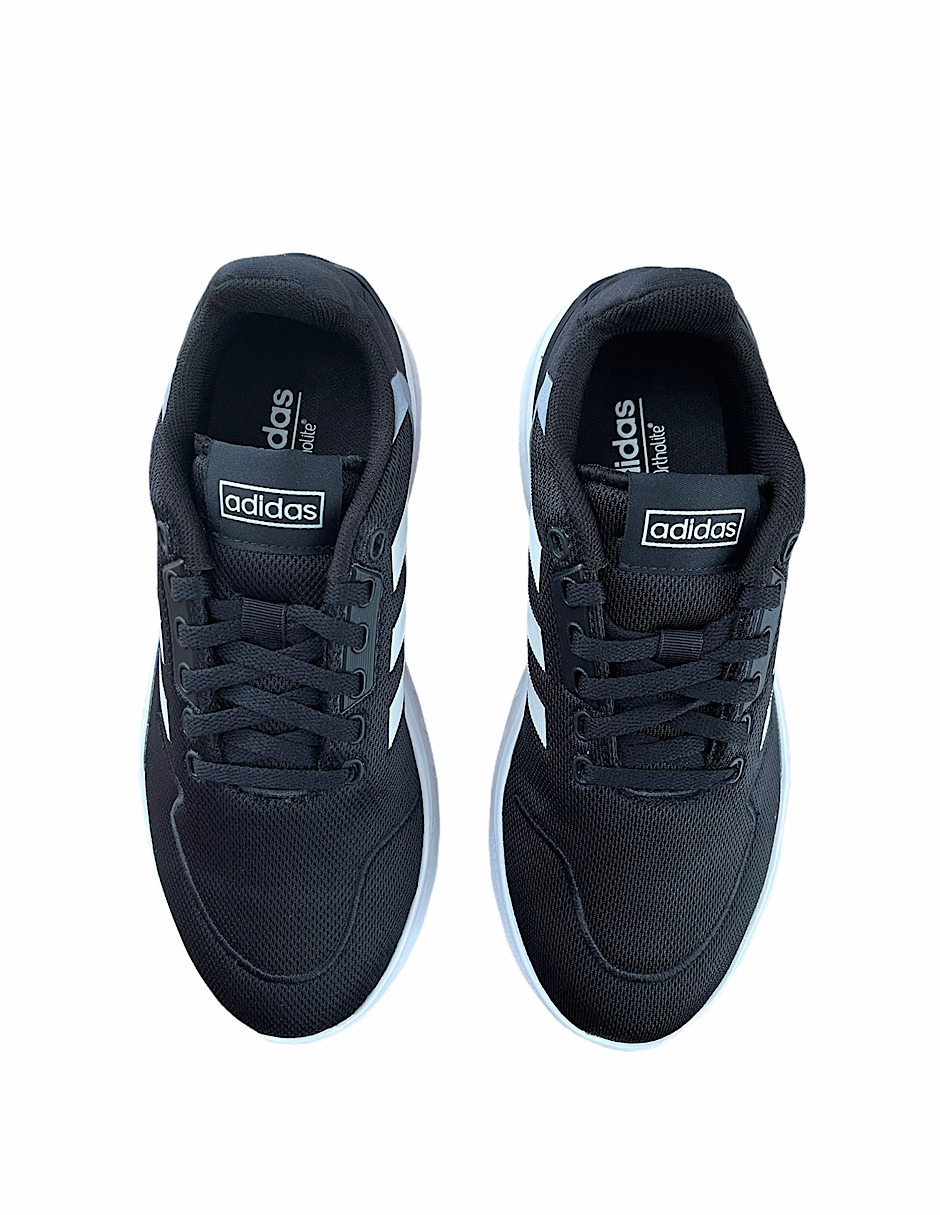TENIS ADIDAS NEBZED negro suela blanca