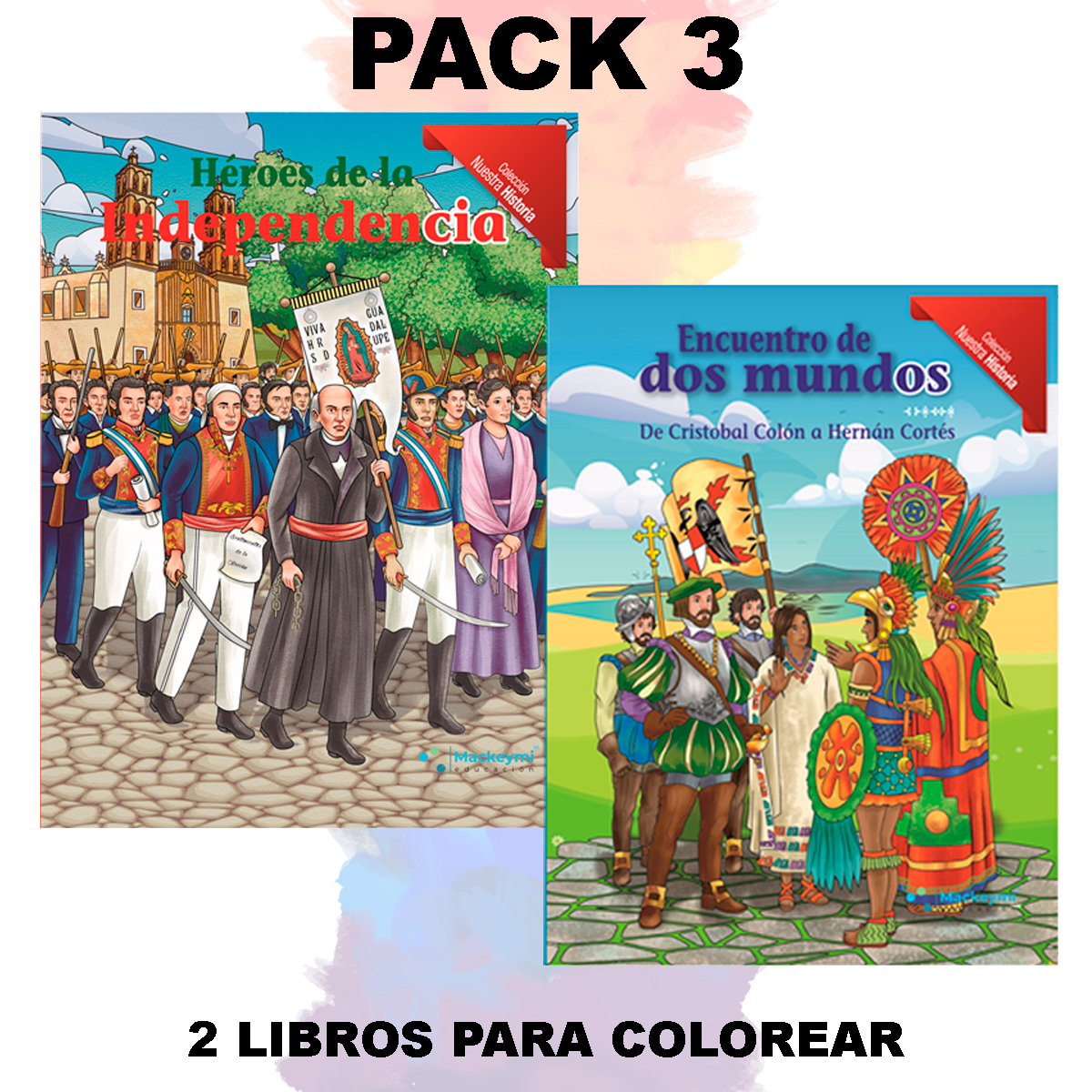 2 Pack Libros Para Colorear Y De Actividades