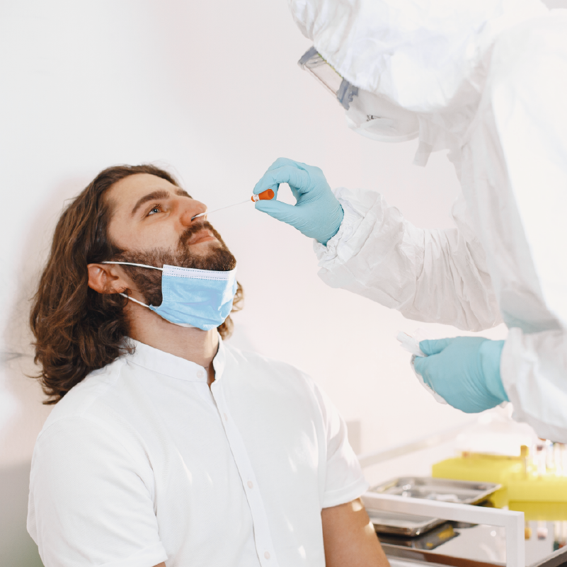 3 PRUEBAS PCR COVID-19 A DOMICILIO