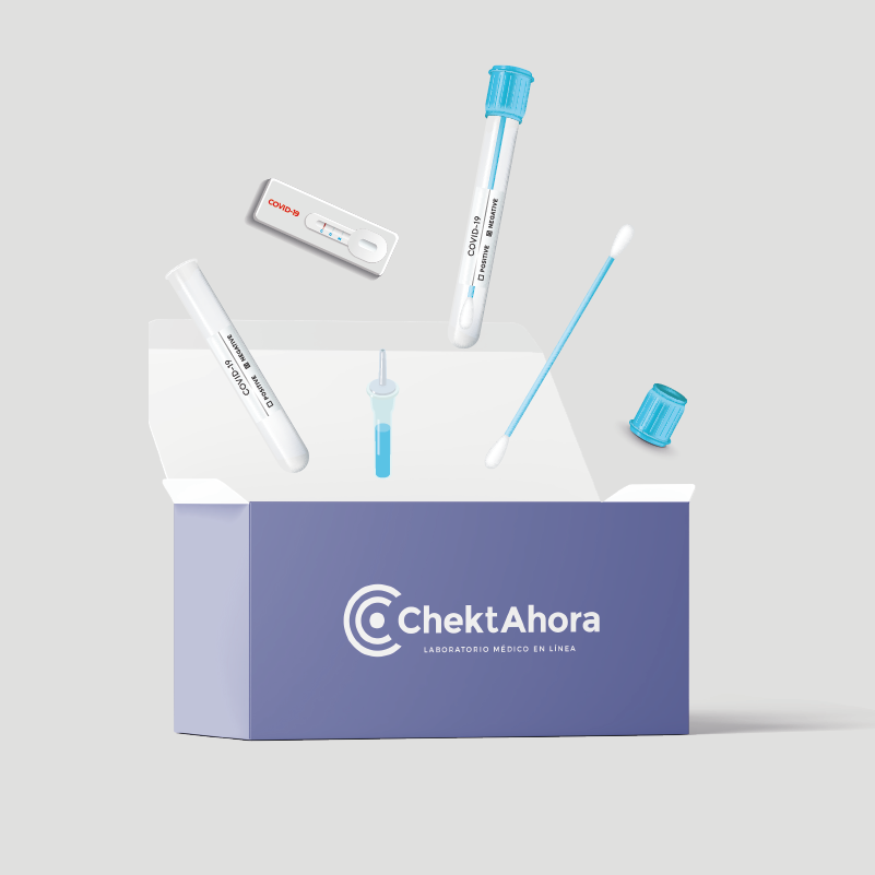 5 PRUEBAS ANTÍGENO COVID-19 NASOFARÍNGEO A DOMICILIO