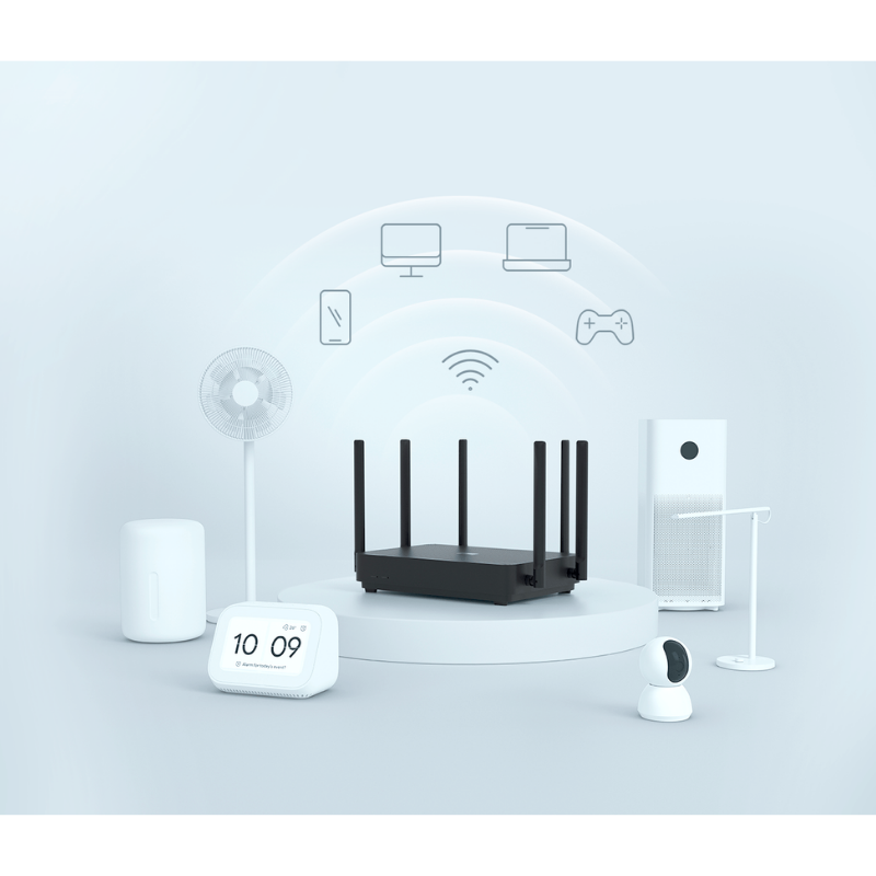 Amplificador Wi-Fi Router Xiaomi Mi Ax3200 Negro