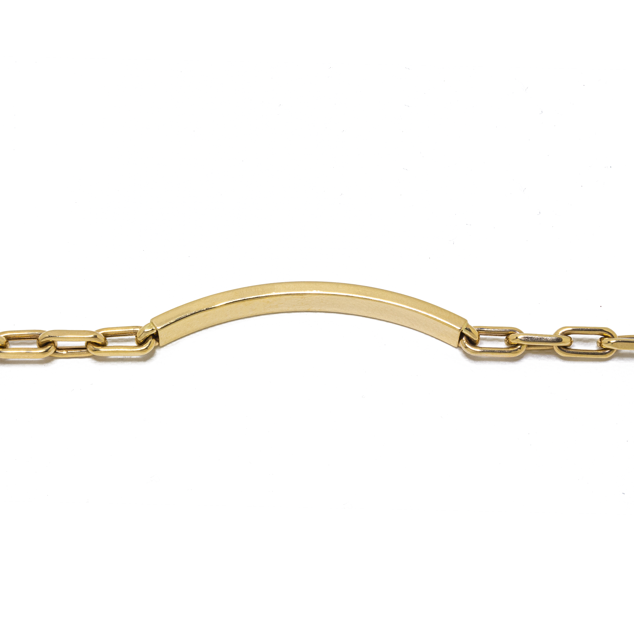 Esclava Tejido Rolo Oro Italiano 14 Kilates.