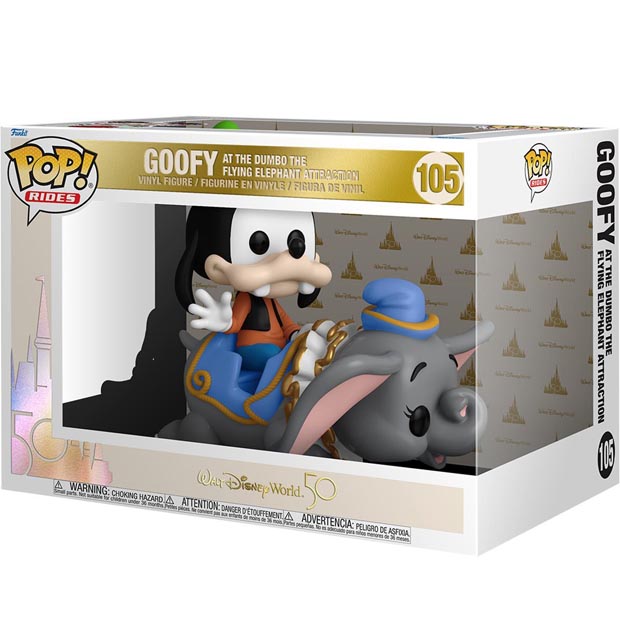 Funko Pop Ride: Walt Disney World 50 Aniversario - Dumbo con Goofy