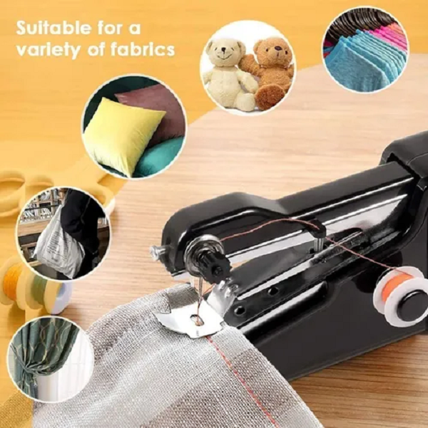 Inteligente Máquina De Coser Eléctrica Portátil Mano Negro