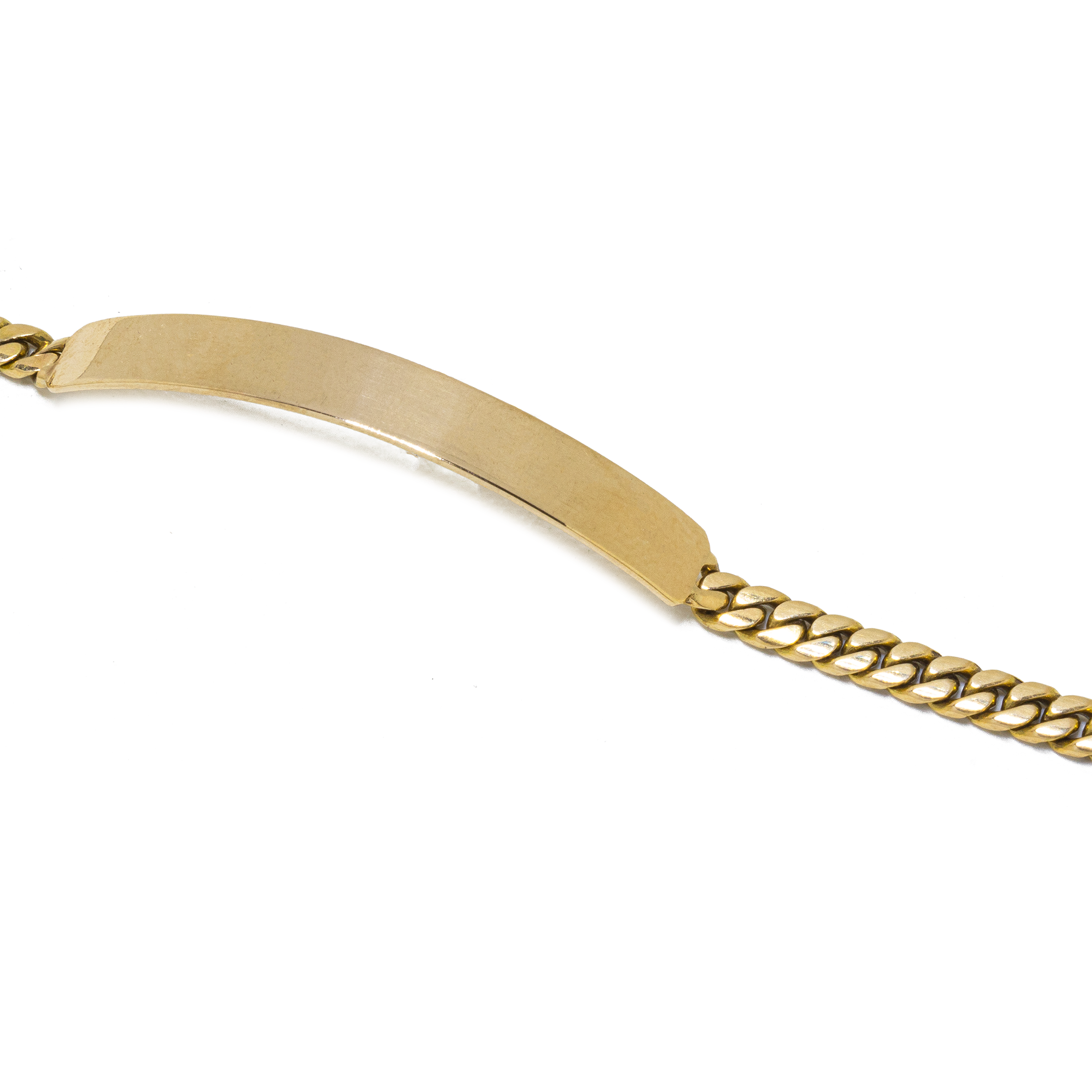 Esclava Tejido Cubano Oro 14 Kilates. Favorito