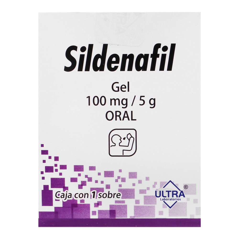 Sildenafil Gi 100Mg C/1 Sobre Gel Oral Ultra 1 Pza