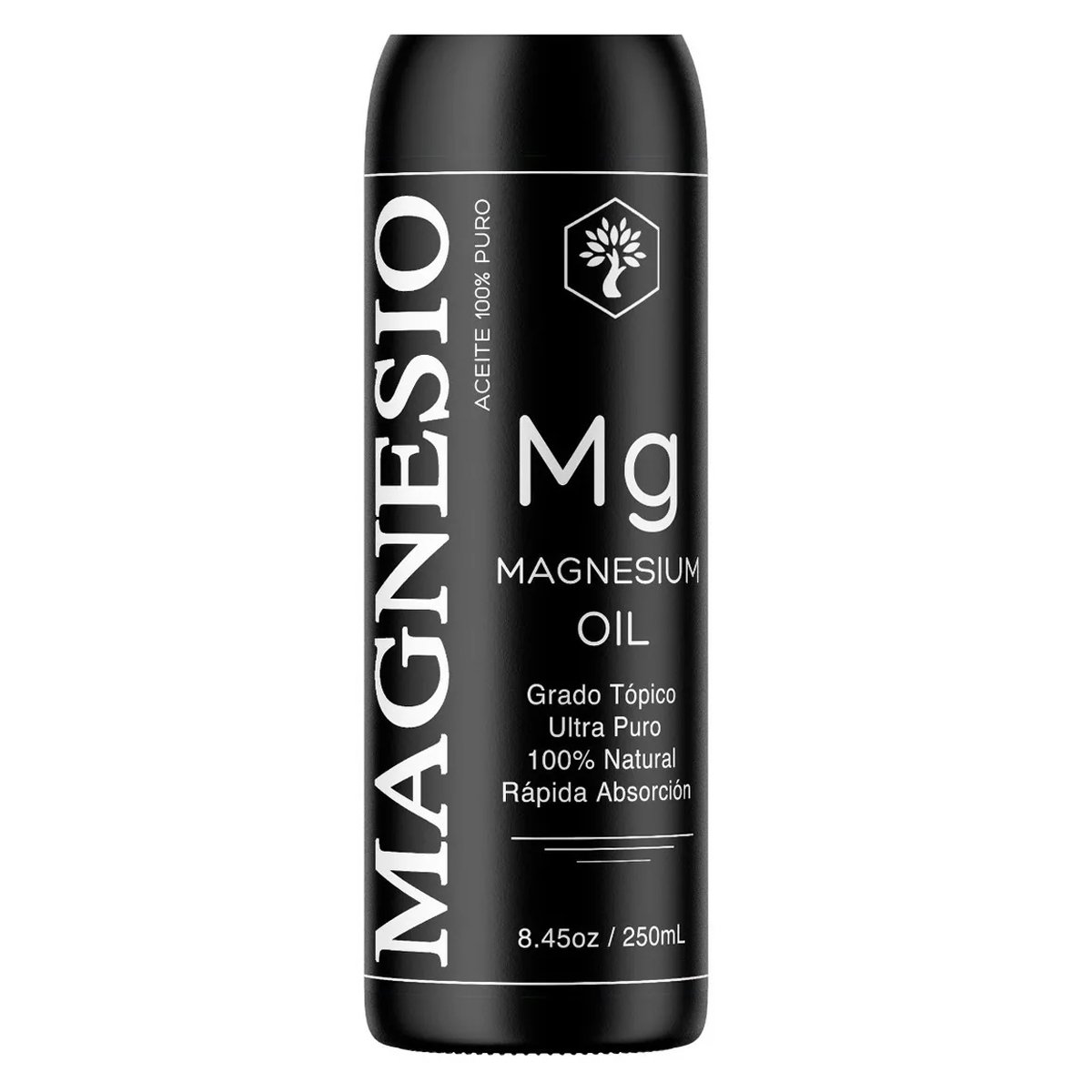 Aceite Magnesio Puro Dolor Estrés Rigidez Insomnio- 250ml