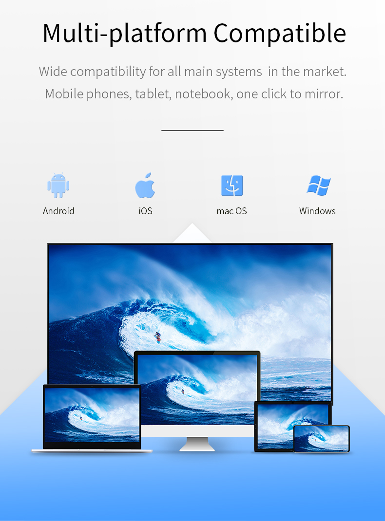 Chromecast Mirascreen Anycast 4K Wifi HDMI Google TV