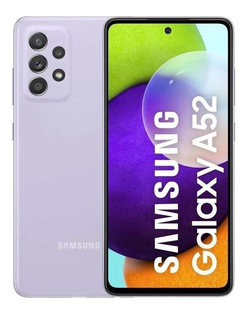 Galaxy A52 パープル 本体 Celular Samsung Galaxy A52 6Gb + 128Gb Violeta
