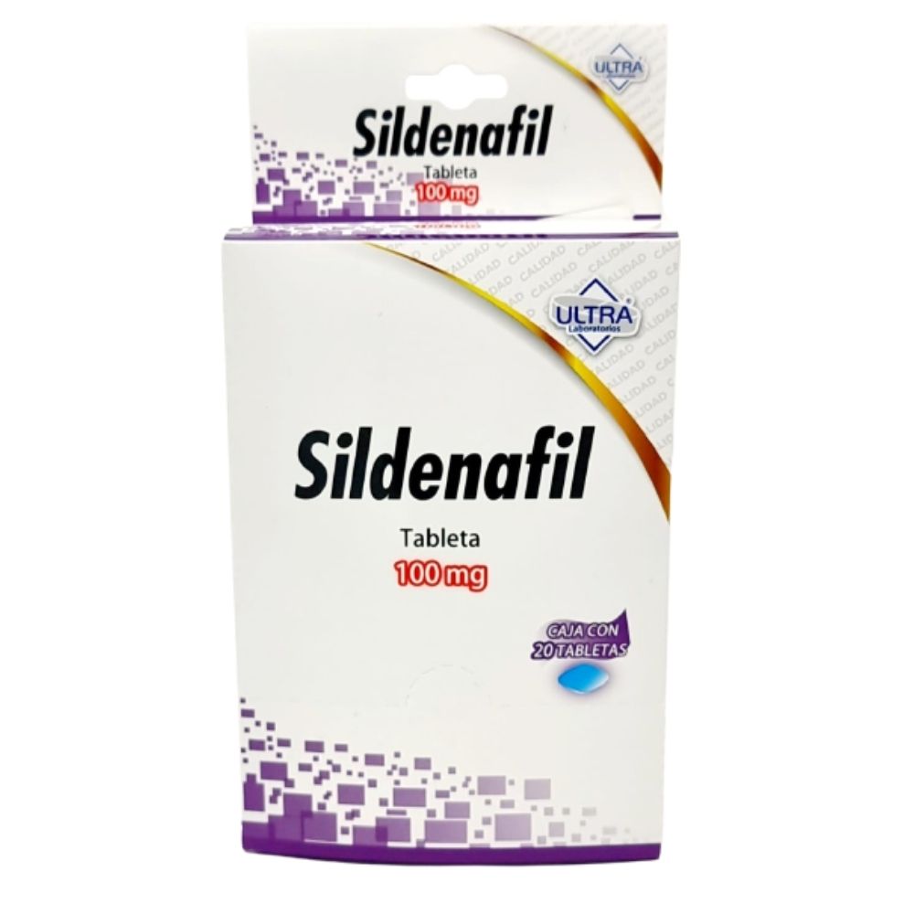 SILDENAFIL 20 TABLETAS 100 MG ULTRA