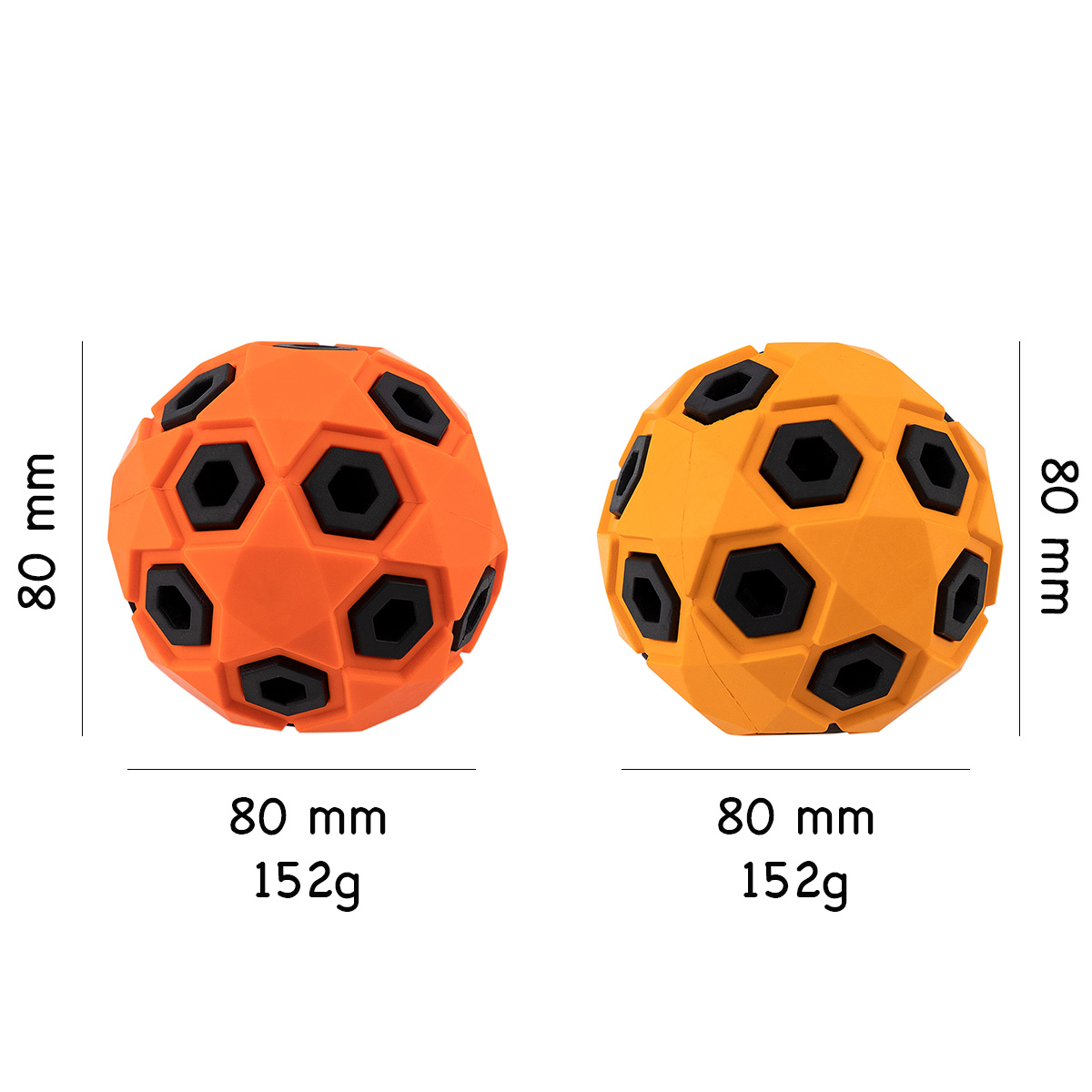 Juguete pelota para croquetas perro resistente color Mr. Wuff