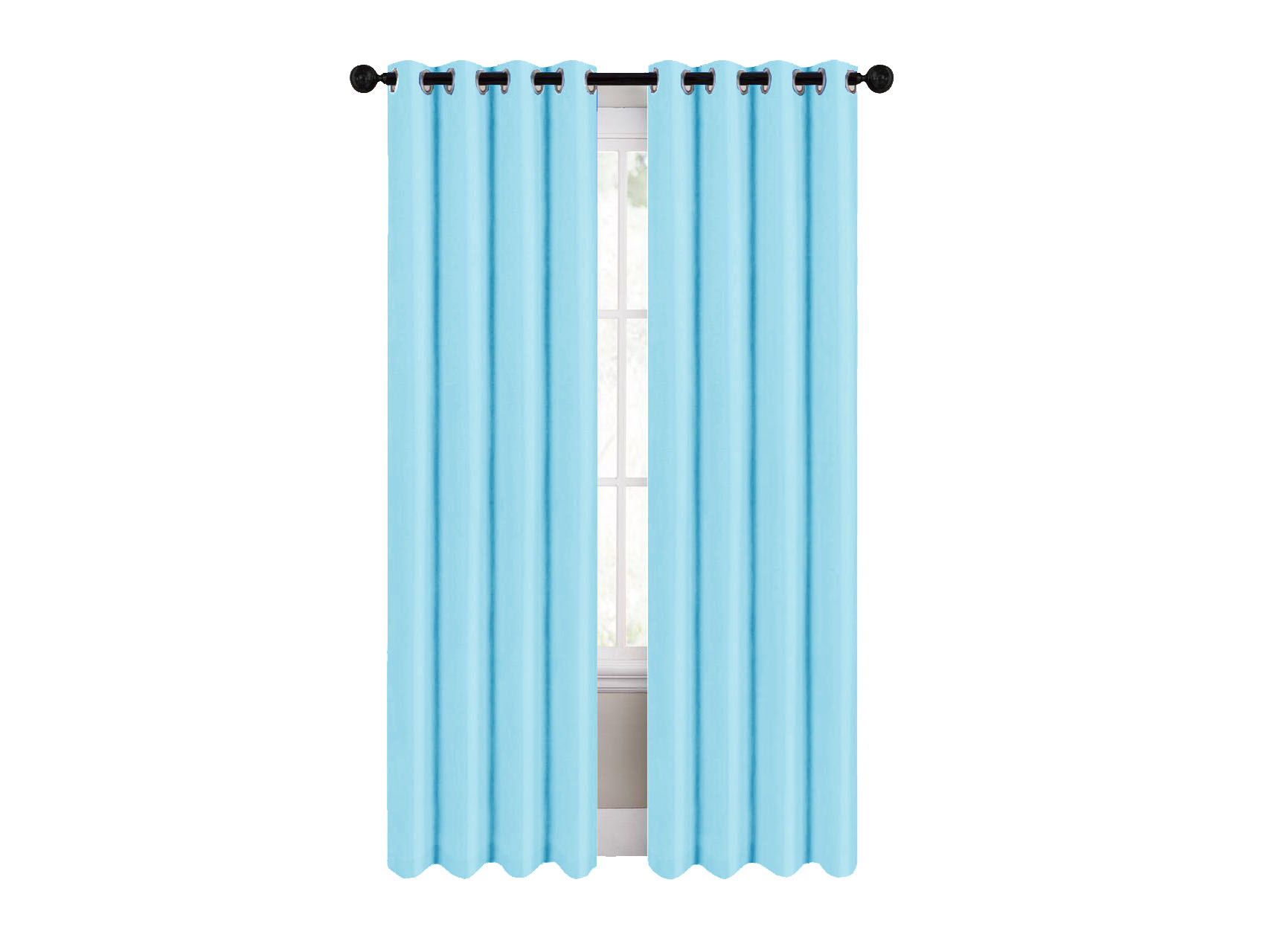 Cortina Blackout 264cm ancho x 213cm largo en 2 paneles
