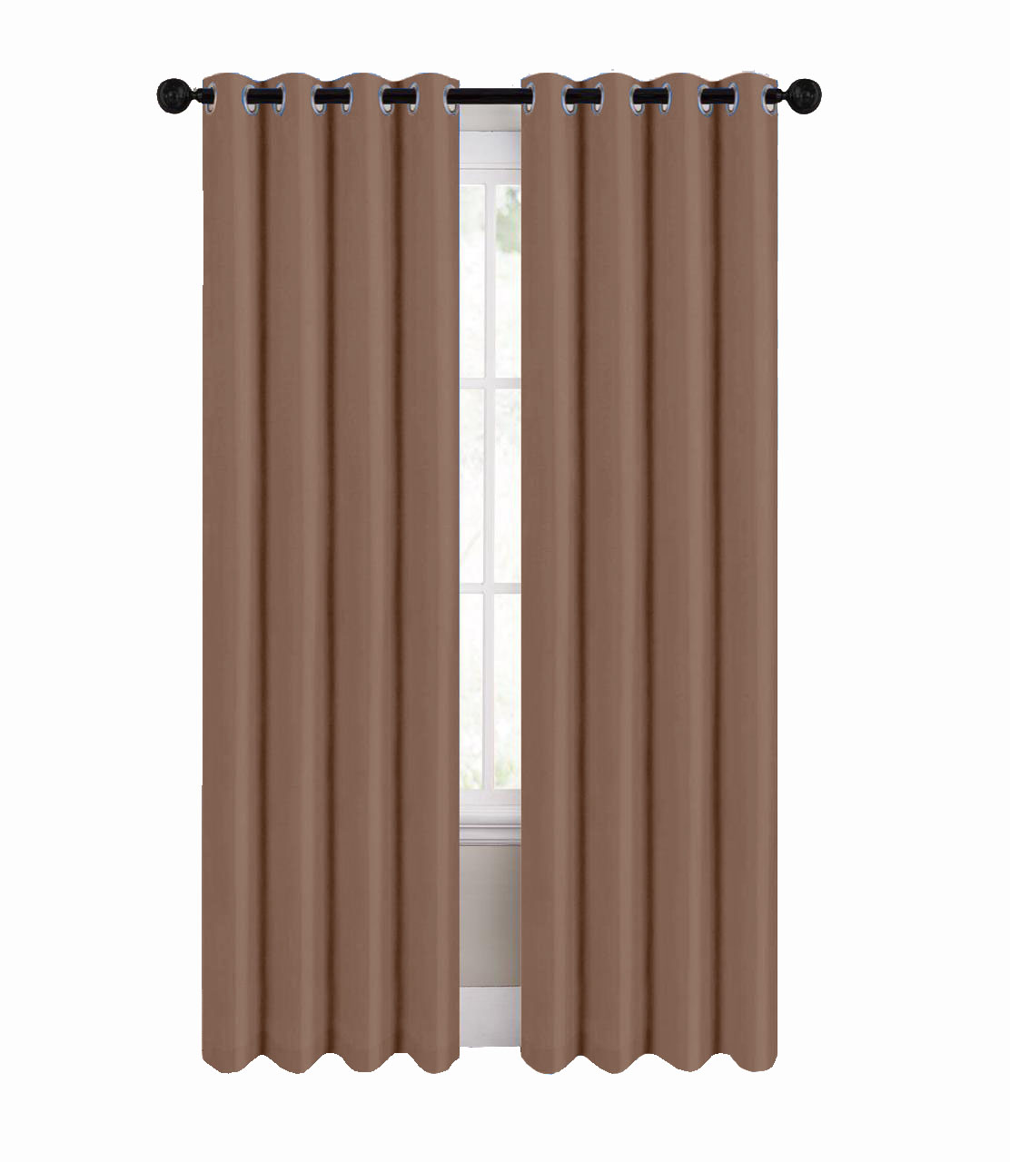Cortina Blackout 264cm ancho x 213cm largo en 2 paneles