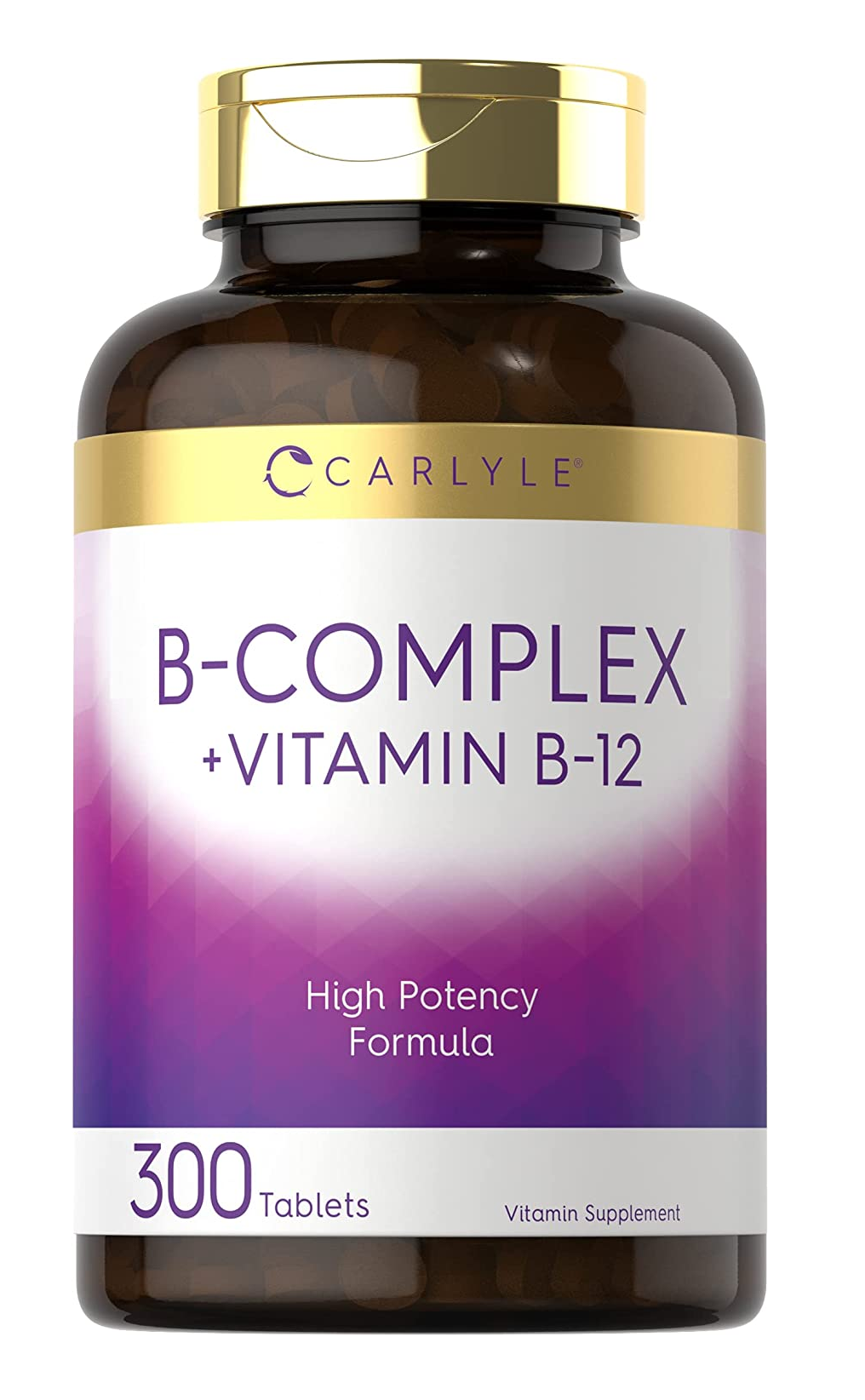 Vitamina con B12 300 tabletas Fórmula vegetariana Sin OMG 300 tabletas 5.29 Onzas