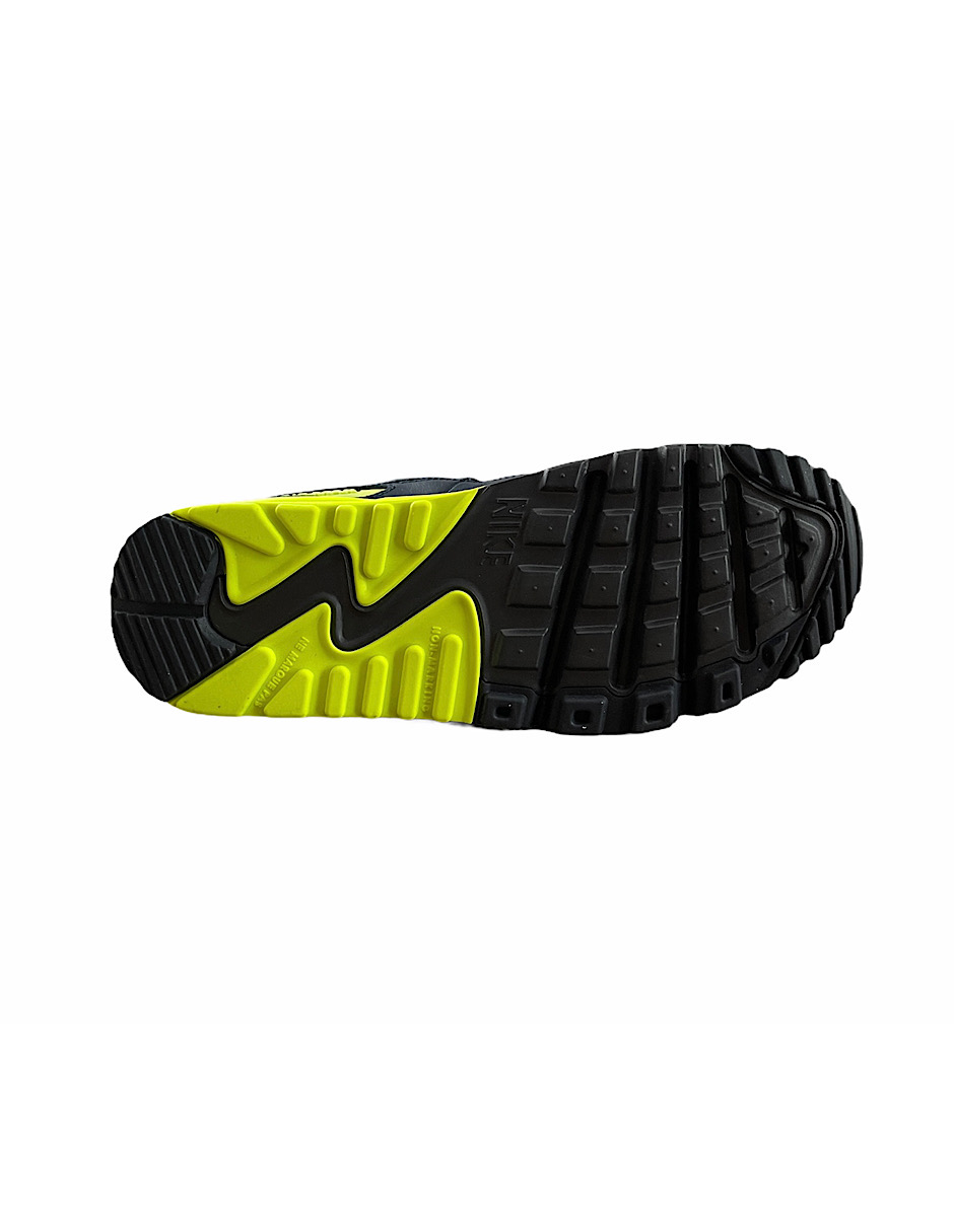 TENIS NIKE AIR MAX 90 LTR negro, azul, amarillo