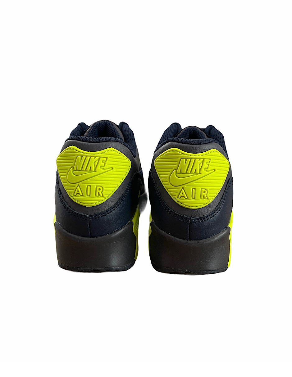 TENIS NIKE AIR MAX 90 LTR negro, azul, amarillo
